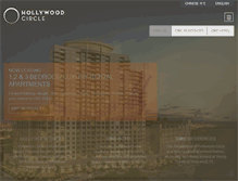 Tablet Screenshot of hollywoodcirclefl.com